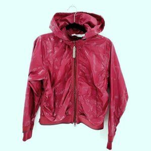 Adidas by Stella McCartney Wine Red Backpack Running Jacket